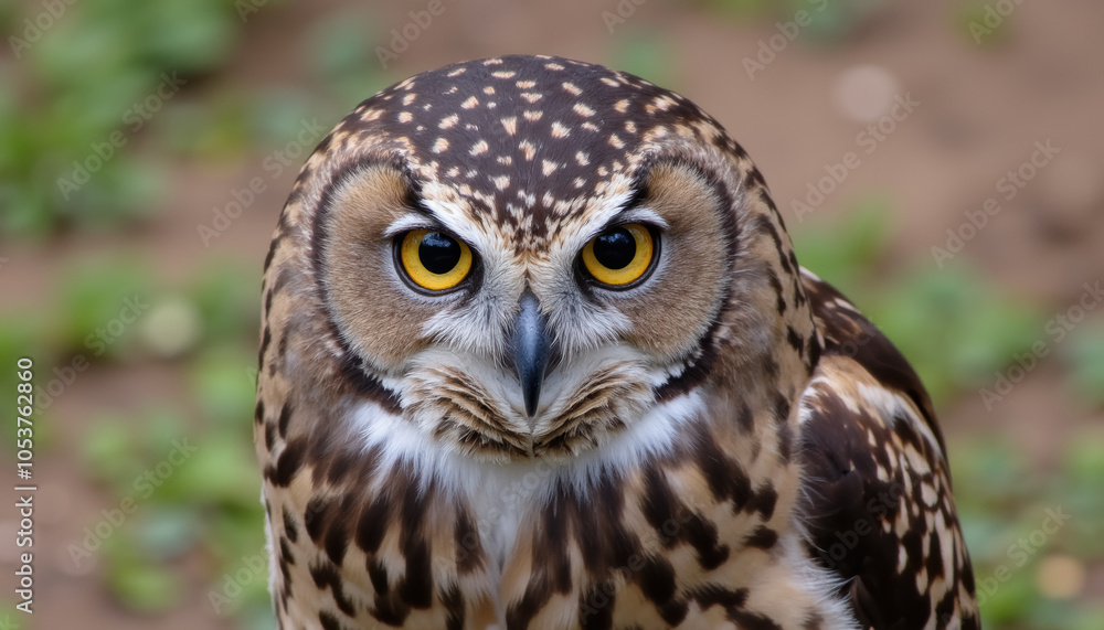 Obraz premium Portrait of a bird of prey.