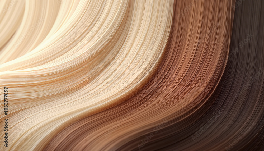Gradient hair texture background in blonde and brown tones Gradient hair texture background in blonde and brown tones
