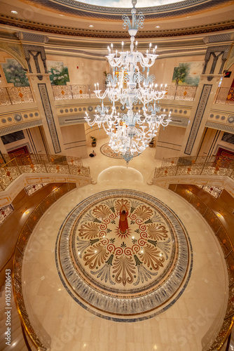 Beautiful interior of the Ritz-Carlton, luxury resort, photo