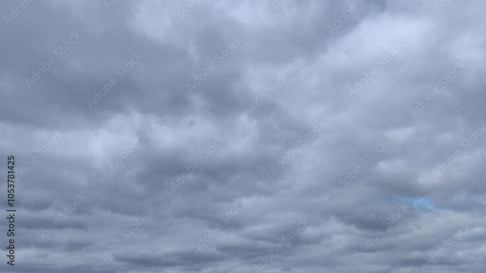 Strange gray stratocumulus clouds moving Strange gray stratocumulus clouds moving