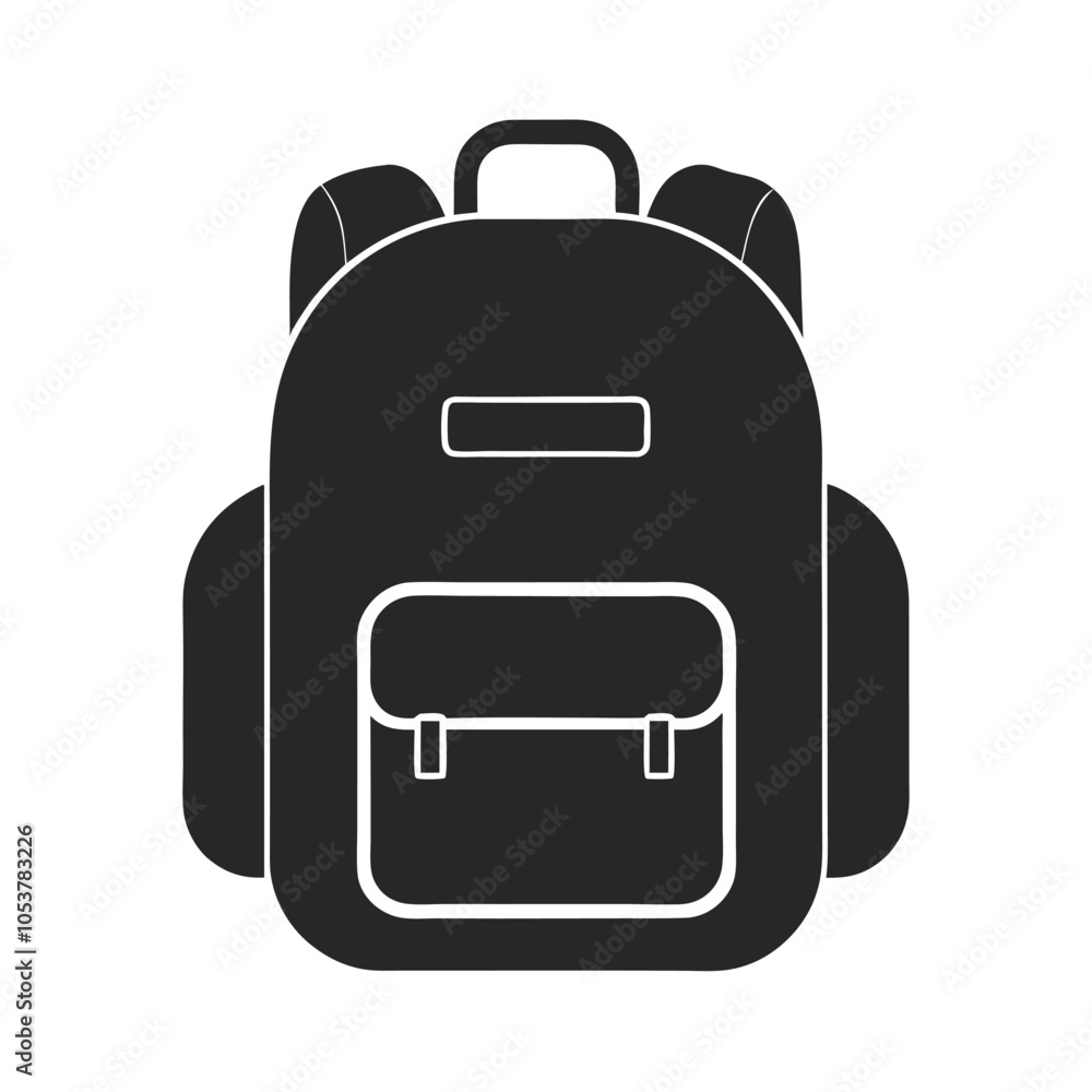Minimalist School Bag Icon Collection for Logo and Branding Minimalist School Bag Icon Collection for Logo and Branding