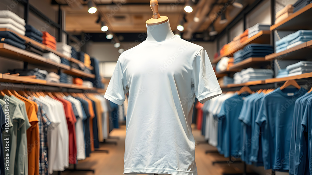Fototapeta premium T-Shirt mock up template,. plain t-shirt mockup in many color.