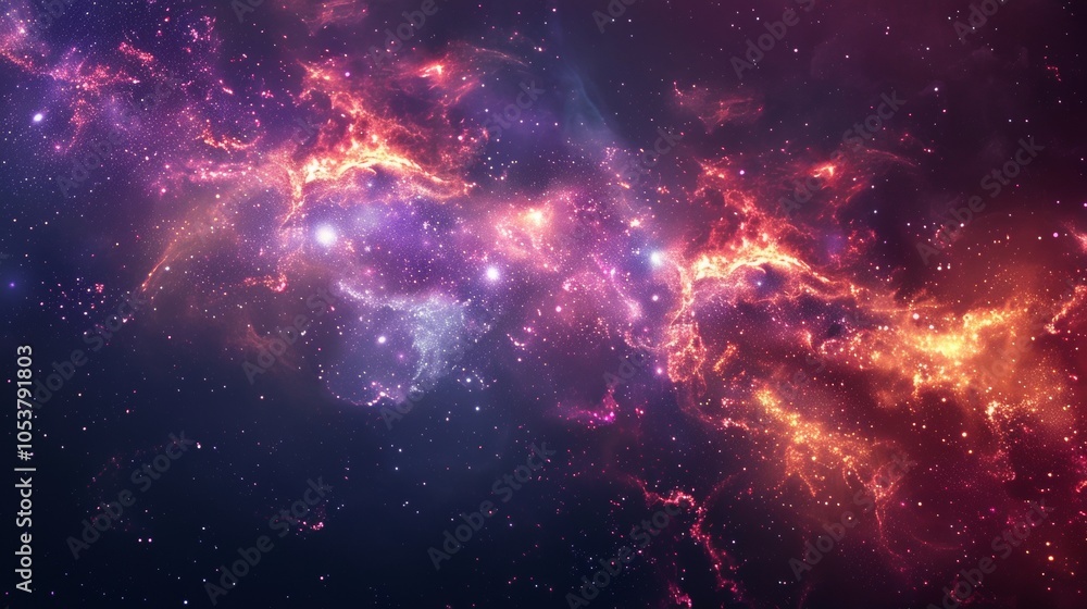 Obraz premium Photorealistic Galaxy background