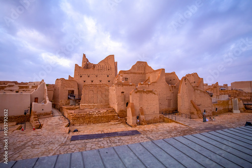 Streets of the old city Diriyah near Riyadh, Kingdom of Saudi Arabia
