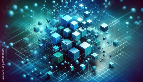 Obraz na płótnie High-Quality Abstract Visuals Representing Machine Learning and Neural Networks - Futuristic Digital Art for AI, Deep Learning, Data Processing, and Advanced Technology Concepts w salonie