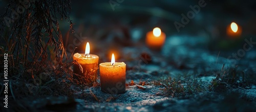 Candles On The Grave photo