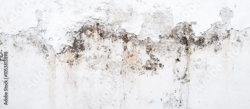 Background With The Dirty Detail On The White Concrete Wall