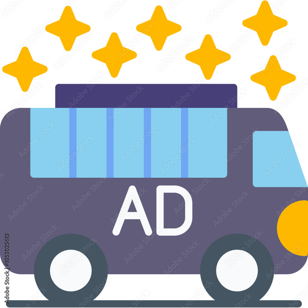 Fototapeta premium Bus Icon