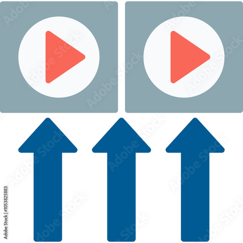 Free Download Escalator Icon - GFXLoad
