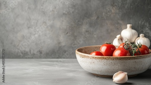 Fresh Vegetables on Rustic Table