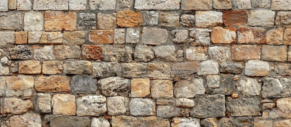 Obraz premium Large Masonry Background The Wall Of An Old Fortress