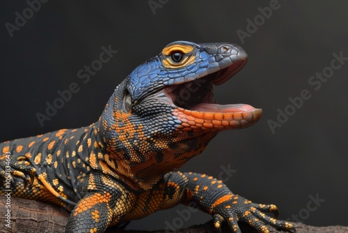 Varanus bengalesis.Reptiles medium photo