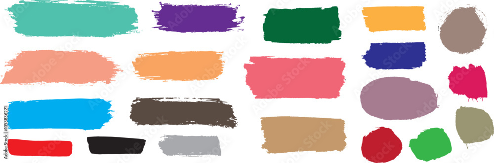 Fototapeta premium ペンで描いたアンダーラインブラシセット_5