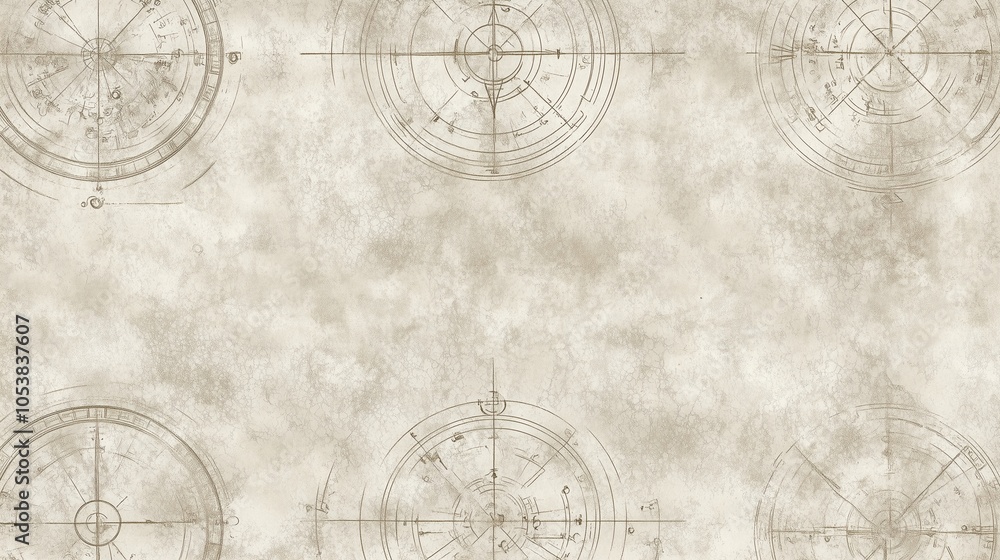 Obraz premium Vintage Technical Drawing Background Design