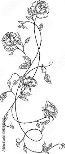 Rose Garden Rustic Style florals