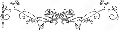Rose Garden Rustic Style florals