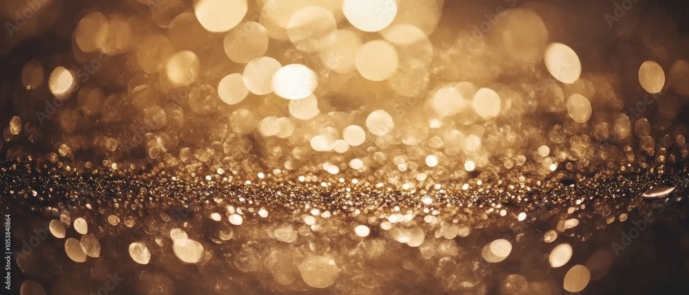 A gold background with many small circles A gold background with many small circles
