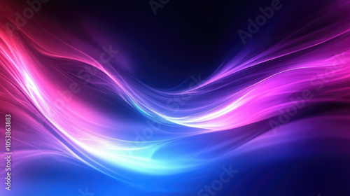 Wallpaper Mural Dynamic image of vibrant, flowing abstract waves, creating an energetic and colorful scene with depth and movement. Torontodigital.ca