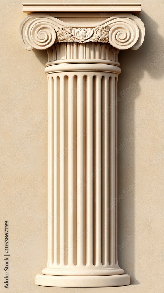 Explore the elegance of ancient Greek architecture with marble columns and dramatic stone shadows in a captivating 3D rendering Explore the elegance of ancient Greek architecture with marble columns and dramatic stone shadows in a captivating 3D rendering