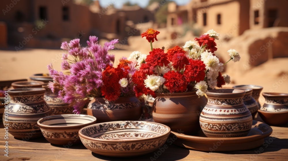 Pottery workshop, the process of modeling clay. Pottery workshop, the process of modeling clay.
