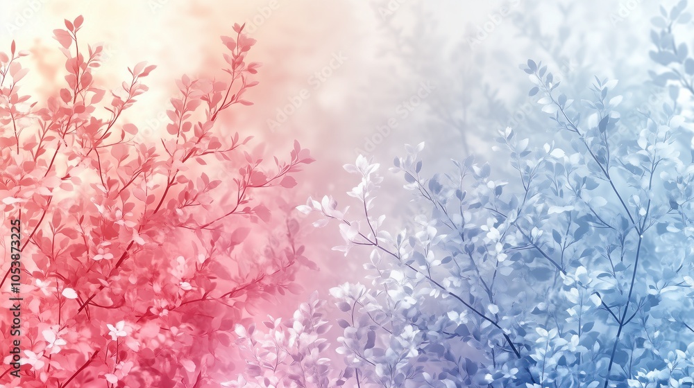 Soft Floral Gradient Background Design Soft Floral Gradient Background Design