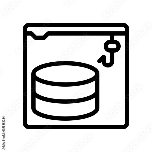 phishing line icon