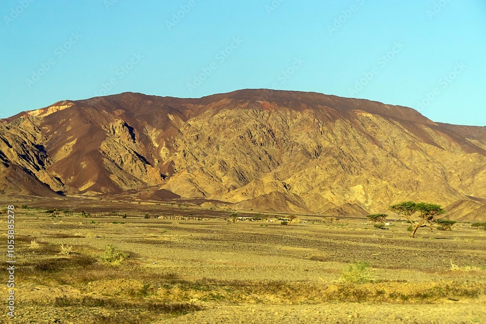 Obraz premium Arabian landscape with sky