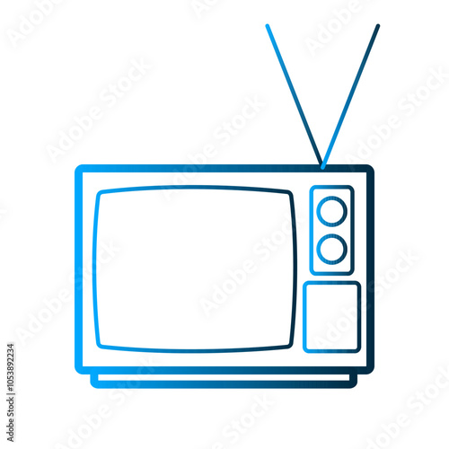 Television icon template