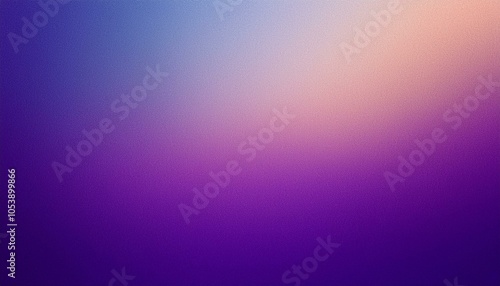 Abstract background, color Brilliant lavender gradient background with light leak and grainy texture.