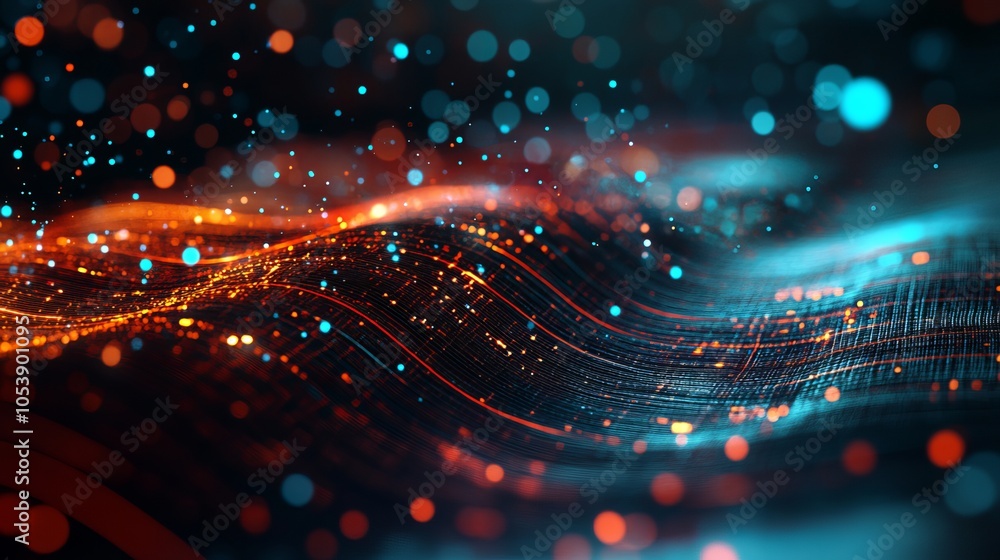 Abstract Digital Technology Flowing Lines Motion Background with Glowing Effects and Vibrant Colors Abstract Digital Technology Flowing Lines Motion Background with Glowing Effects and Vibrant Colors