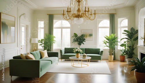 Photo interior modern design room 3d illustration