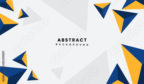 Blue and yellow abstract geometric background vector illustration Free Download Blue and yellow abstract geometric background vector illustration - GFXLoad