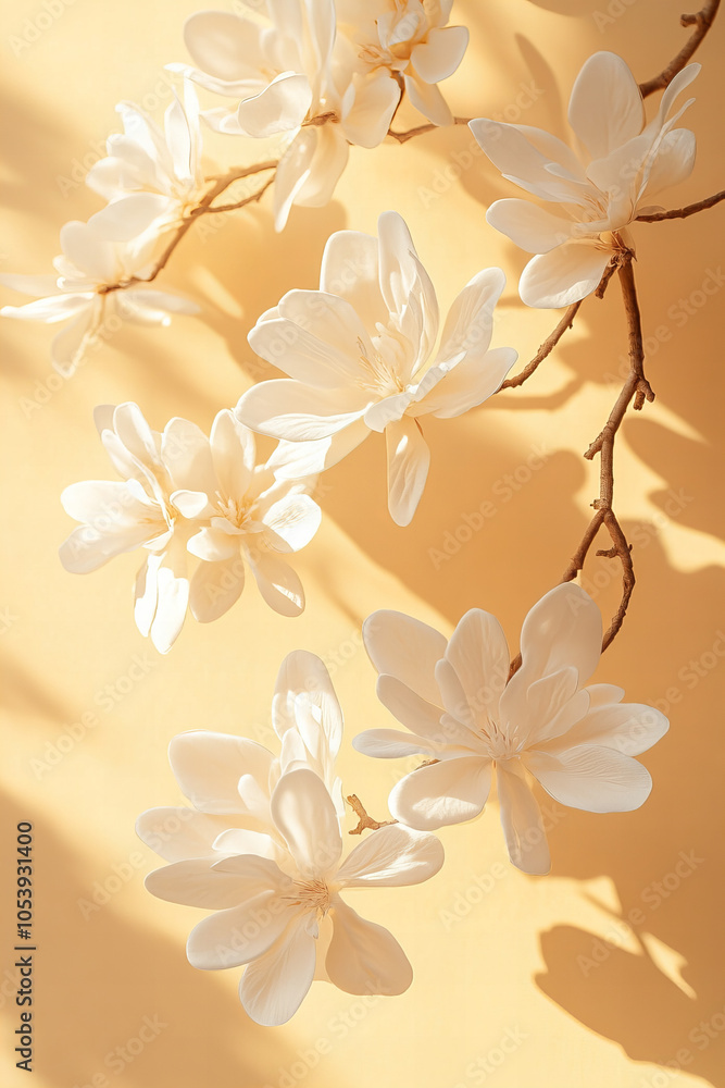 Elegant Cream Floral Background with Detailed Flowers and Delicate Textures - Perfect for Minimalist Wedding, Event Design, or Luxury Branding with Soft Color Palette and Natural Composition Elegant Cream Floral Background with Detailed Flowers and Delicate Textures - Perfect for Minimalist Wedding, Event Design, or Luxury Branding with Soft Color Palette and Natural Composition