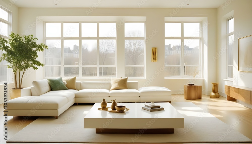 Photo interior modern design room 3d illustration Photo interior modern design room 3d illustration