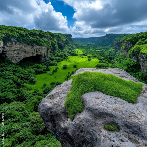 Lush Green Hills Surrounding Kail Valley