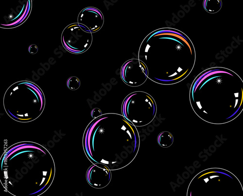 Soap bubble sphere circle abstract illustration