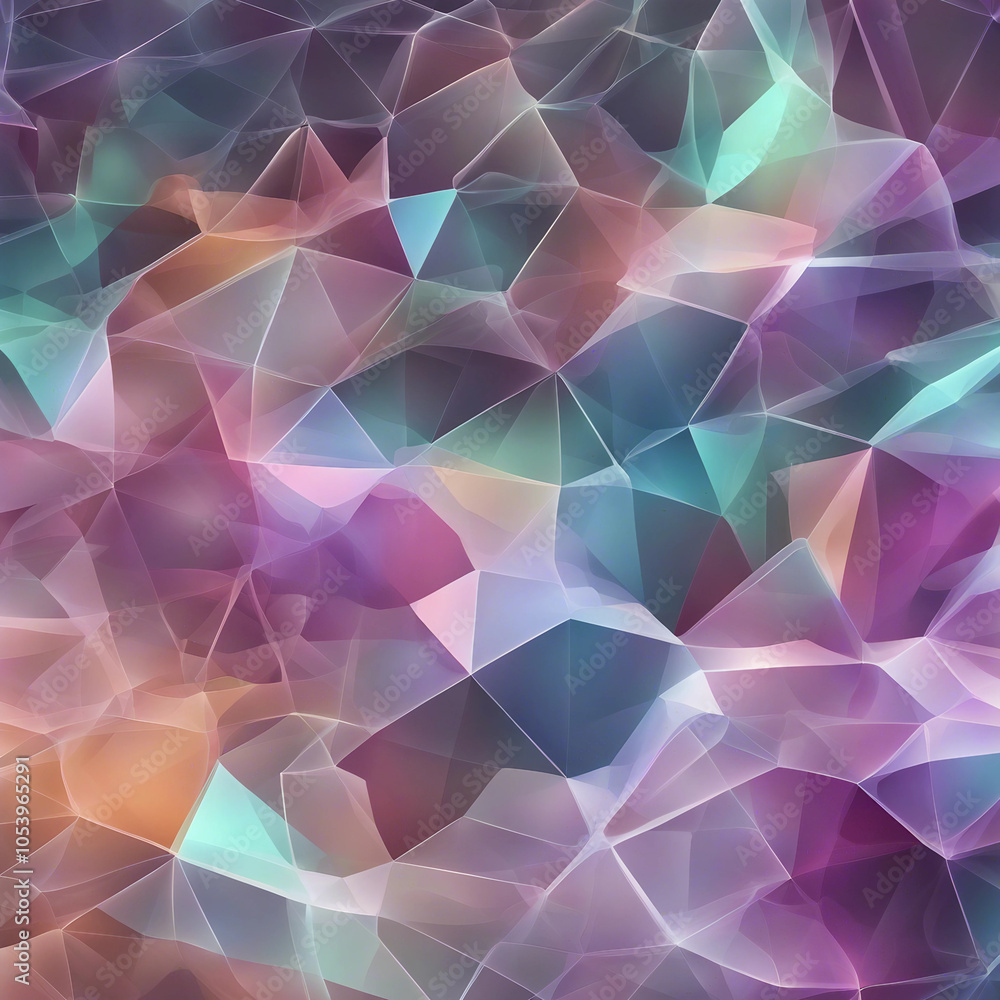 Fototapeta premium polygon plexus particle illustration background