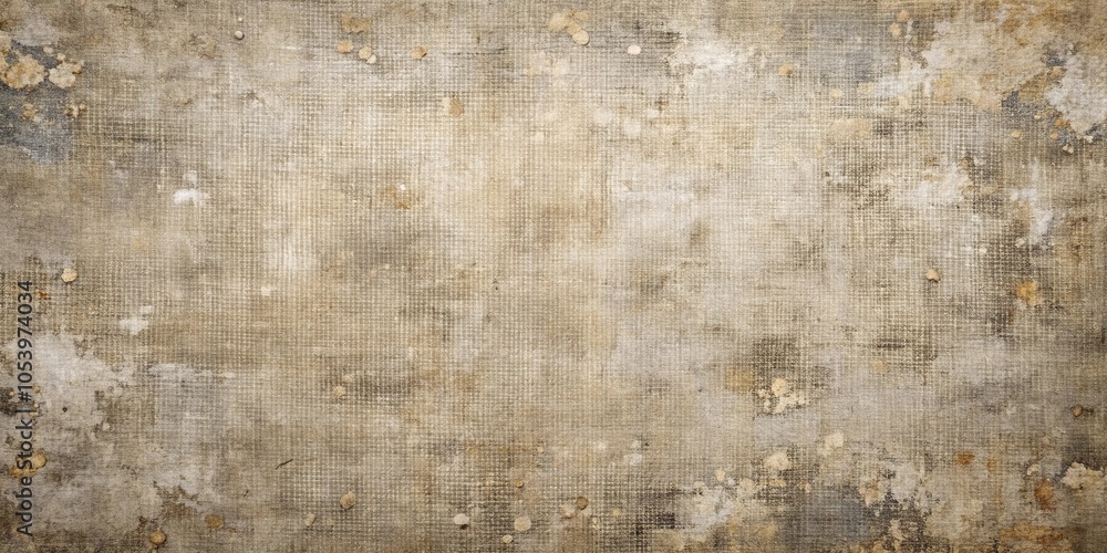 Obraz premium Rustic canvas background with gray paint spots