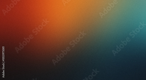 Abstract Gradient Background with Warm Orange and Cool Blue Blend