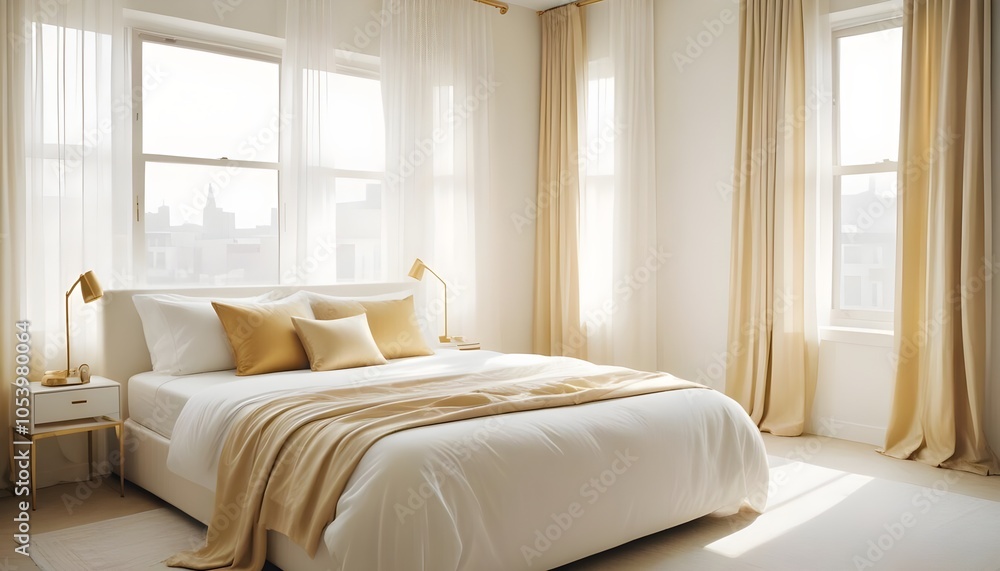 Fototapeta premium Photo interior modern design room 3d illustration