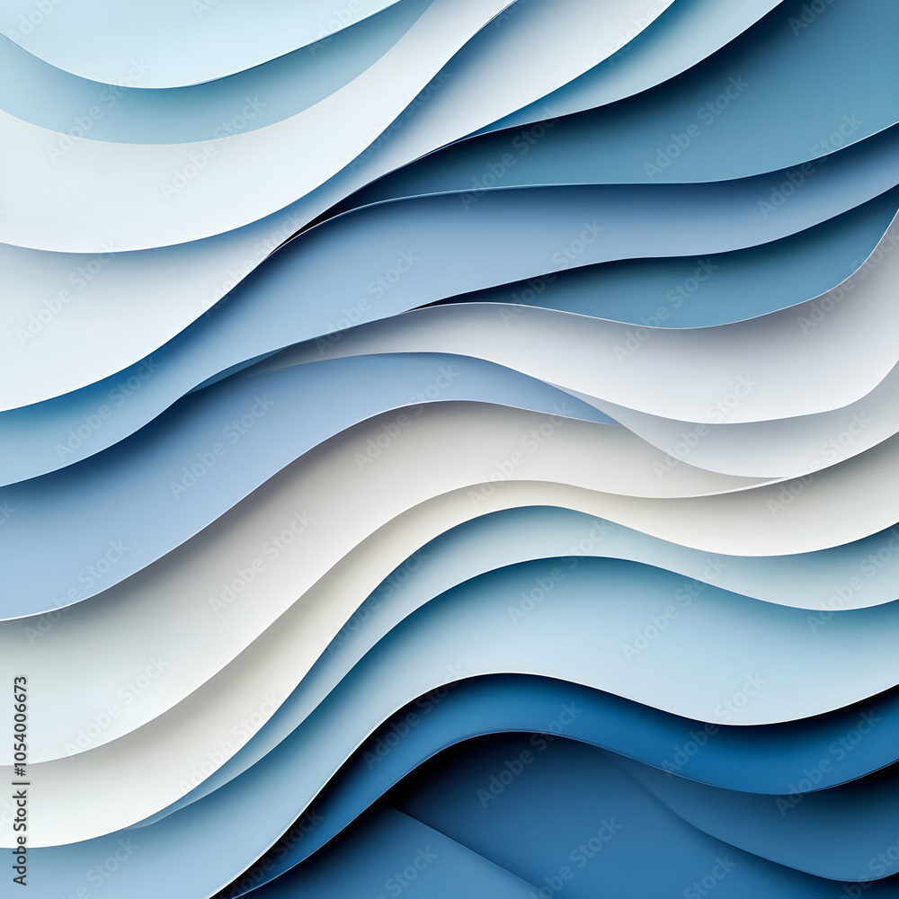Abstract background with blue wavy lines in a 3d design. Abstract background with blue wavy lines in a 3d design.