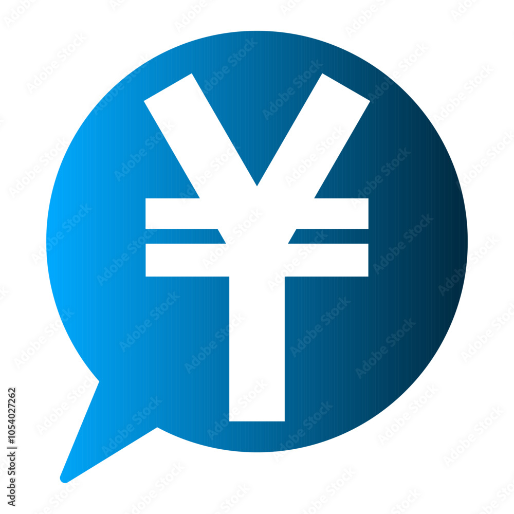 Obraz premium Yen icon template