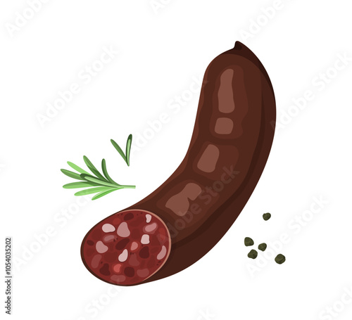 Blood Sausage with Rosemary and Peppercorns