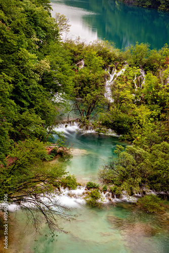 The National Park Plitvica in Croatia  photo