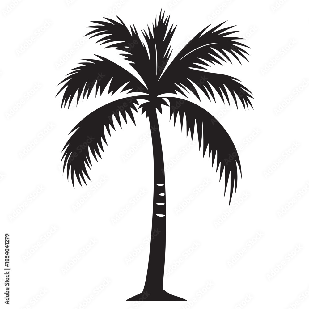 Obraz premium Coconut Palm Tree Vector