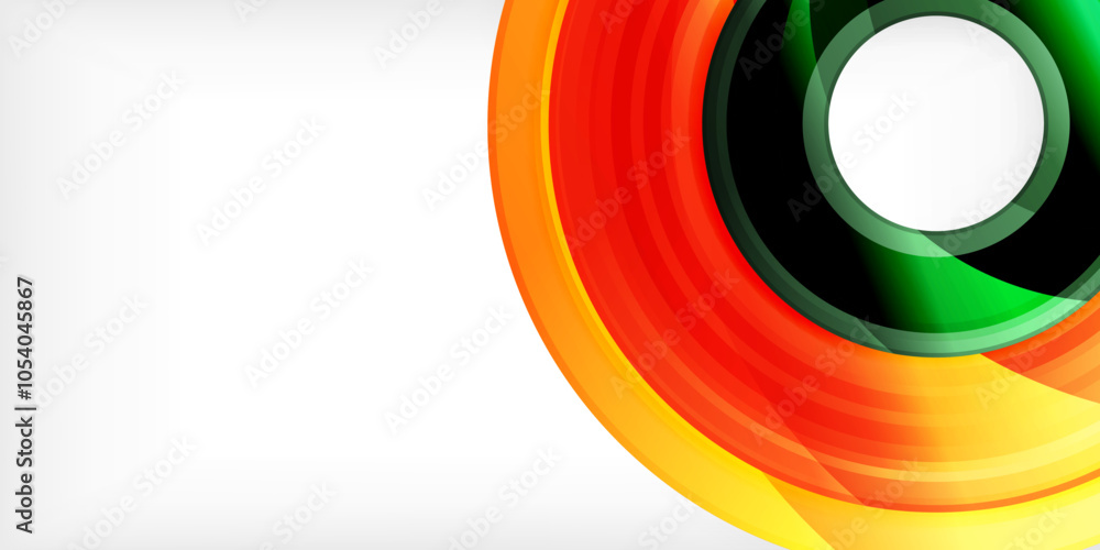 Fototapeta premium Circles, round elements, ring shapes premium background. Vector Illustration For Wallpaper, Banner, Background, Card, Book Illustration, landing page