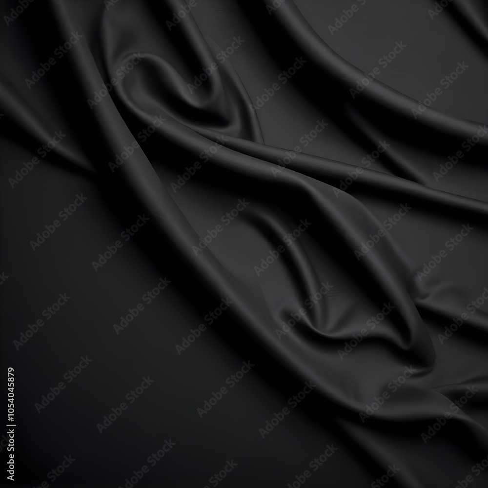 Obraz premium black silk background