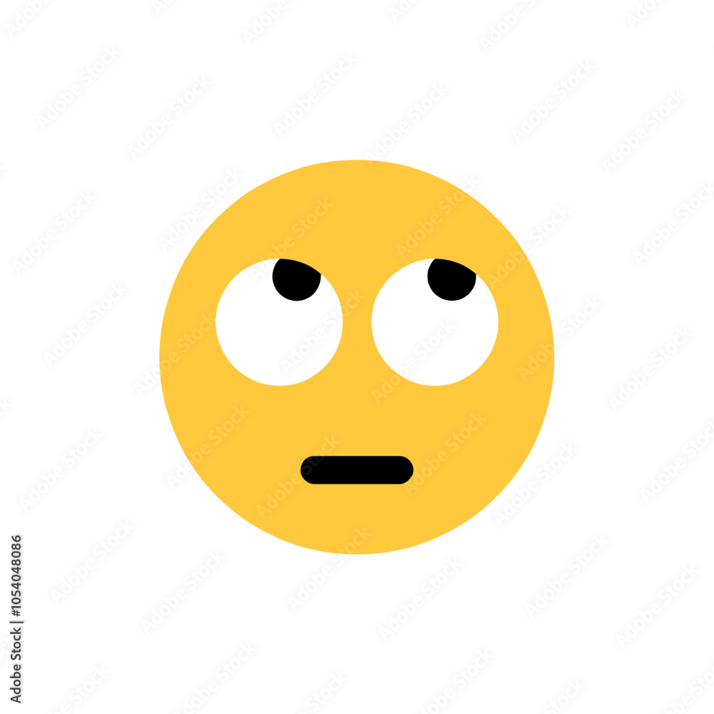 Fototapeta premium Face with Rolling Eyes Emoji 