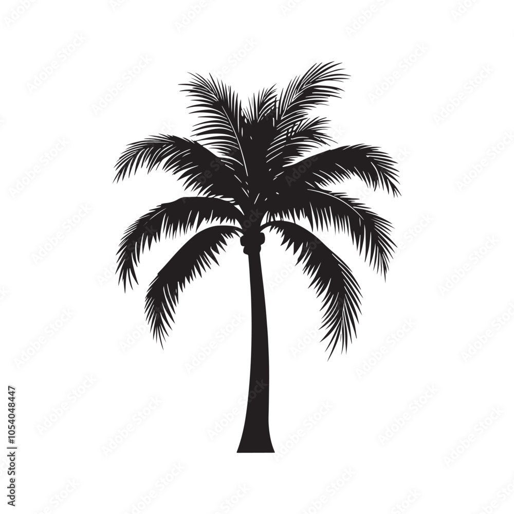Obraz premium Coconut Palm Tree Vector