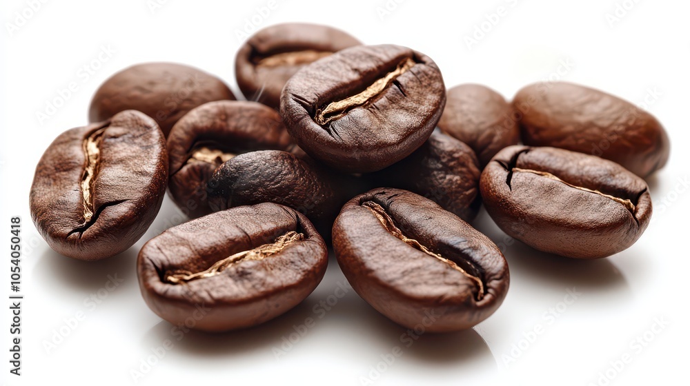 Fototapeta premium Roasted Coffee Bean Pile